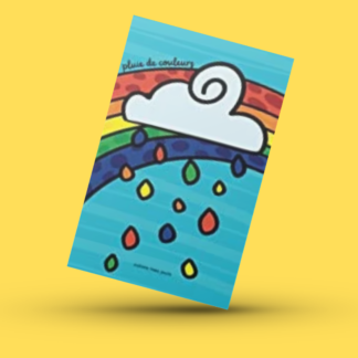 Pluie de couleurs - Carnet de notes 100 pages à pointillés